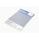 Wave Material series plastic plate [with scale: Blue] B5 gray thickness 0.5 mm 2 pieces OM407, WAV23077, by WAVE