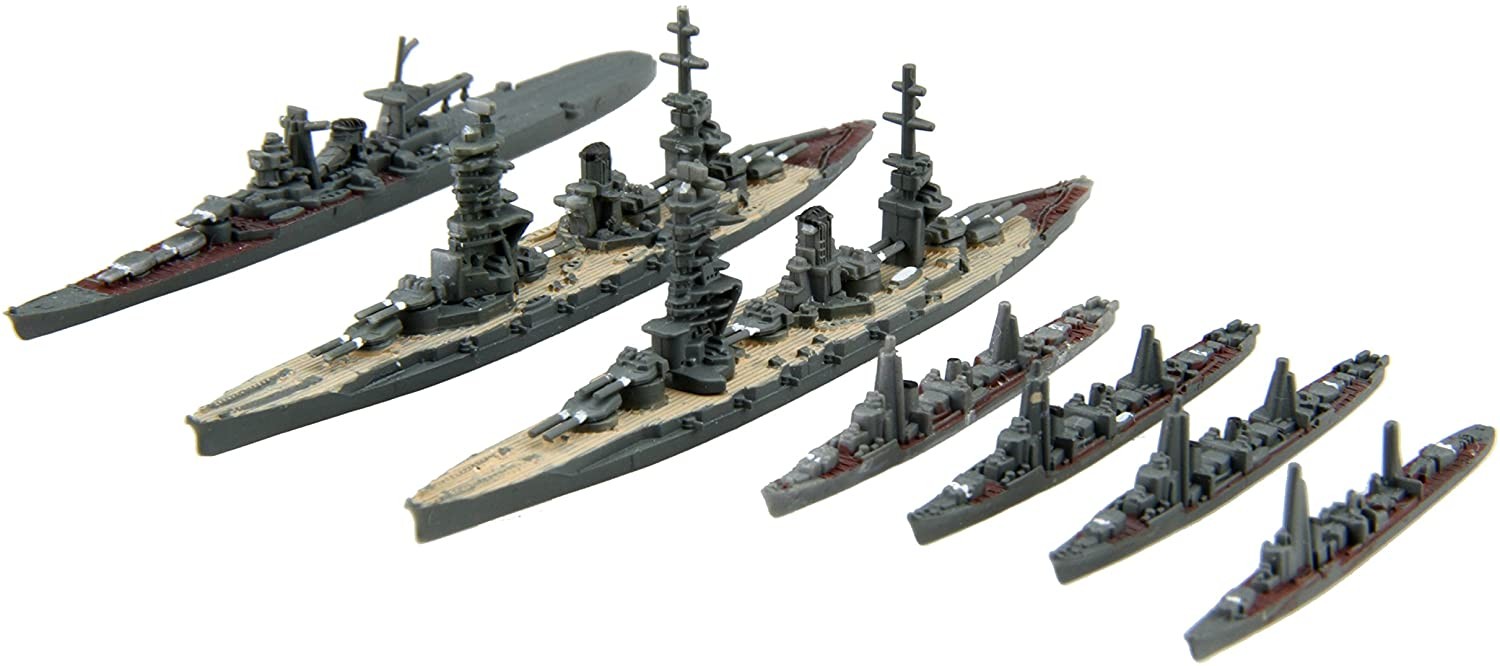 Fujimi 1/3000 Syou No. 1 Operation Nishimura Fleet Set (Fuyo