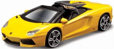 TAKARA TOMY 1/43 Tomica Presents Bburago Race & Play Series Lamborghini Aventador Roadster, TAK79986, by TAKARA TOMY