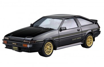 Aoshima 1/24 Toyota AE 86 Sprinter Trueno GT-APEX Black Limited '86 , AOS54819, by AOSHIMA