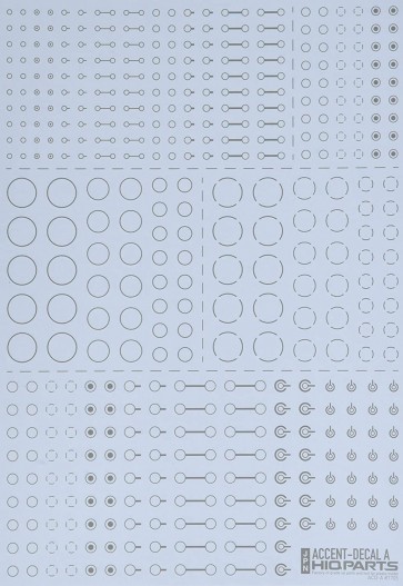 HI Q PARTS Accents Decal A gray (1 piece) , HIQ72793, by HI Q PARTS