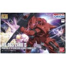 BANDAI  1/144 HG Char's Zaku II　Tha Origin   Plastic Model kit, BAN56066, by BANDAI