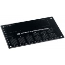 Tamiya Mini 4WD Grade Up Part HG ALUMINUM SETTING BOARD (BLACK)  , TAM55077, by TAMIYA