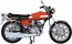 Hasegawa 1/12 Kawasaki 500-SS/MACH III (H1A) Red Color, HAS17751, by HASEGAWA
