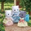 Epoch SYLVANIAN FAMILIES: PERSIAN CAT GIRL (GRAY) , EPC40548, by Epoch