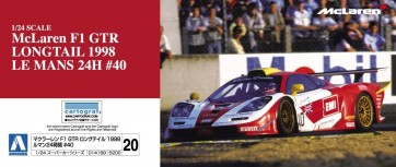 1/24 McLaren F1 GTR Long Tail 1998 Le Mans 24h #40, AOS14189, by AOSHIMA