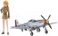 Hasegawa 1/20 STRIKE WITCHES: CHARLOTTE E. YEAGER W/P-51D MUSTANG (1/72)  , HAS22312, by HASEGAWA