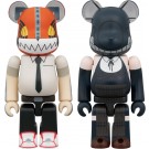 Medicom Toy BE@RBRICK Chainsaw Man & Bomb Girl 2pcs Set, MED20312, by MEDICOM TOY