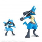 Bandai POKEMON PLAMO COLLECTION NO.44 SELECT SERIES RIOLU & LUCARIO , BAN02718, by BANDAI