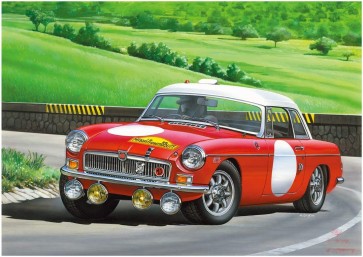 Aoshima 1/24 The Model Car No.SP BLMC G/HM4 MG-B CLUB RALLY Ver. '66  , AOS61268, by AOSHIMA