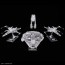 Bandai STAR WARS The Last Jedi 1/144 , 1/350 , 1/540 Clear Vehicle set , BAN89194, by BANDAI