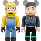 Medicom Toy BE＠RBRICK OTTO & YOUNG GRU 100％ 2PACK, MED95238, by MEDICOM TOY