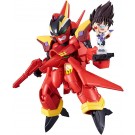 Bandai TINY SESSION VF-19 Kai Fire Valkyrie with Nekki Basara, BAC60862, by BANDAI