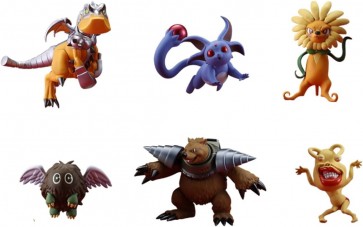 KAIYODO Yu-Gi-Oh Series 3D Monster Collection Vol.1: 1Box (6pcs), KYD22783, by KAIYODO