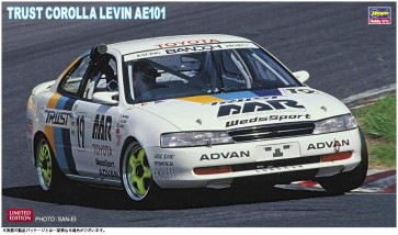 Hasegawa 1/24 Trust Corolla Levin AE101  , HAS04638, by HASEGAWA