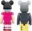 Medicom Toy BE@RBRICK CHIKO-CHAN & KYOE-CHAN 2PACK  , MED81590, by MEDICOM TOY