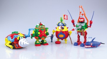 Aoshima RoboDatch DX Set 3 plastic kit , AOS52808, by AOSHIMA