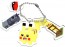 TAKARATOMY Pokemon Quest Poxel Acrylic Mascot Pikachu  , TAK21282, by TAKARA TOMY
