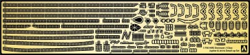 Aoshima 1/700 Waterline Series ROYAL NAVY DESTROYER DETAIL UP PARTS SET  , AOS57681, by AOSHIMA