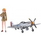 Hasegawa 1/20 STRIKE WITCHES: CHARLOTTE E. YEAGER W/P-51D MUSTANG (1/72)  , HAS22312, by HASEGAWA
