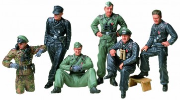 TAMIYA 1/35 MM German tanks soldiers pause set, TAM35201, by TAMIYA