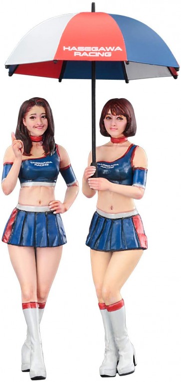 Hasegawa 1/24 Race Queen Figure (2 Figures Set)  , HAS91096, by HASEGAWA