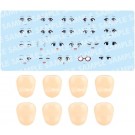 Kotobukiya 1/10 Customized Face & Decal Set Vol.9 Designed By Raguhonoerika For Koyomi Takanashi A, KBY76529, by KOTOBUKIYA