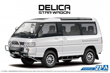 Aoshima 1/24 The Model Car Mitsubishi P35W Delica Star Wagon '91 , AOS52334, by AOSHIMA