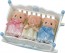 Epoch Sylvanian Families Biscuit Bear Triplets Healthy Set, EPC59687, by Epoch