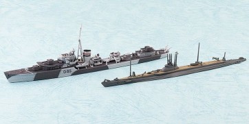 Aoshima 1/700 Waterline Series ROYAL NAVY DESTROYER JUPITER SP  , AOS57650, by AOSHIMA