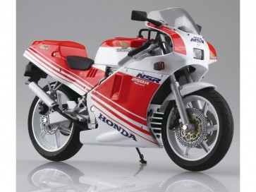 Aoshima SKYNET 1/12 Honda NSR250R '88 Fighting Red/Ross White, AOS11567, by AOSHIMA