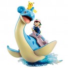 Mega House G.E.M. Pokemon Ash, Pikachu & Lapras , MEG24333, by MEGAHOUSE