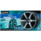 Aoshima 1/24 AVS model T6 19 inches plastic kit   (4 wheels & tires), AOS53799, by AOSHIMA
