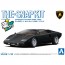 Aoshima 1/32 The Snap Kit No.20-F Lamborghini Countach LP400 (Black), AOS65389, by AOSHIMA