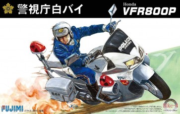Fujimi 1/12 BIKE No.4 Honda VFR800P Shirobai (White Police Motorcycle)  , FUJ41657, by FUJIMI