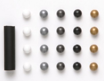 TAMIYA GP385 ball stabilizer cap (monochrome), TAM15385, by TAMIYA