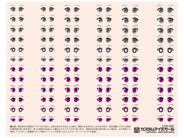 HI Q PARTS 1/12 2-C Custom Eye Decal (1 pcs)  , HIQ74155, by HI Q PARTS