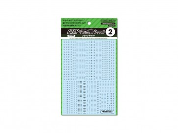 HI Q PARTS 1/144 AMP02 Caution Decal Black (1pcs), HIQ79976, by HI Q PARTS