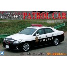 Aoshima TOYOTA CROWN GRS202 POLICE CAR 1/24 SCALE KIT (PRE-PAINTED BODY) , AOS04968, by AOSHIMA