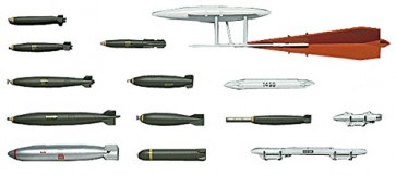 Hasegawa  1/48 Air - Craft Weapon A , HASX48-1, by HASEGAWA