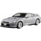 Aoshima 1/24 Pre-Painted Model No.02-A Nissan R35 GT-R '14 Ultimate Metal Silver  , AOS06243, by AOSHIMA