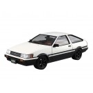 Aoshima 1/24 Toyota AE86 Levin '83 (White / Black) , AOS54956, by AOSHIMA