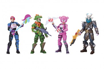 TAKARA TOMY Fortnite Real Action Figure 4 body set 001 Rex & Pink Bear Chan / Bright Bomber / Ragnarok  , TAK49644, by TAKARA TOMY