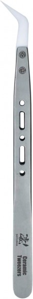 DOYUSYA SGOT! Ceramic Tweezers (Angled), DYS31190, by DOYUSYA