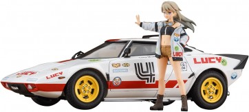 Hasegawa 1/24 Wild Tamago Girls No.04 Lancia Stratos "Lucy MacDonell" w/Figure, HAS23289, by HASEGAWA