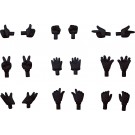 Good Smile Company Nendoroid Doll: Hand Parts Set Gloves Ver. (Black), GSC66448, by GOOD SMILE COMPANY