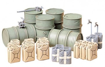 Tamiya 1/35 Military Miniature series GERMAN FUEL DRUM SET  , TAM95592, by TAMIYA