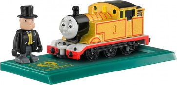 TAKARA TOMY Thomas Tomica Thomas the Tank Engine Original 80th Anniversary Gold Thomas Set, TAK96750, by TAKARA TOMY