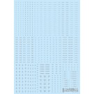 HI Q PARTS 1/144 RB03 Caution Decals One Color, Light Gray (1pk), HIQ89449, by HI Q PARTS
