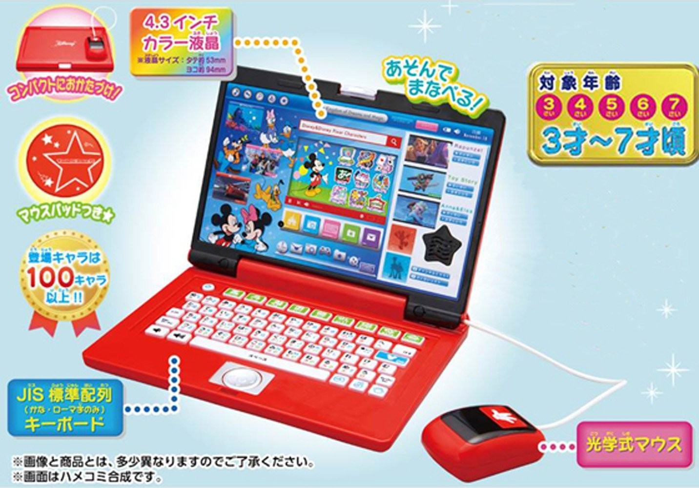 Bandai Disney Disney Pixar Characters Wonderful Dream Personal Computer Japan New Export From Japan Zipang Hobby